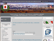 Tablet Screenshot of comune.castelvenere.bn.it